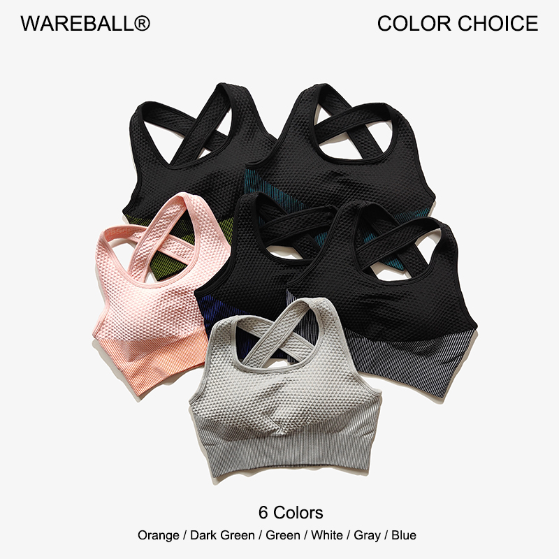 Running Belt - WAREBALL 6 couleurs Yoga Sport soutien-gorge