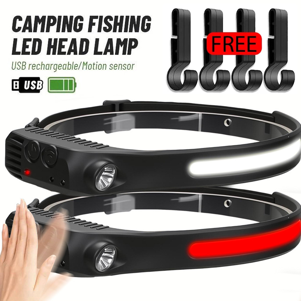 Running Headlamp - Lampe frontale LED industrielle avec capteur