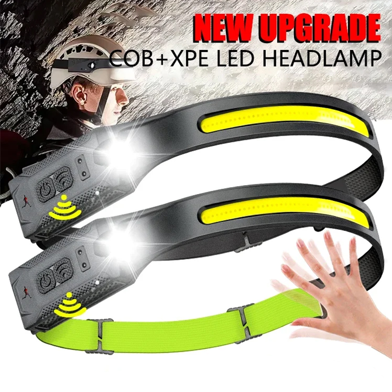 Running Headlamp - Lampe frontale LED rechargeable par USB,