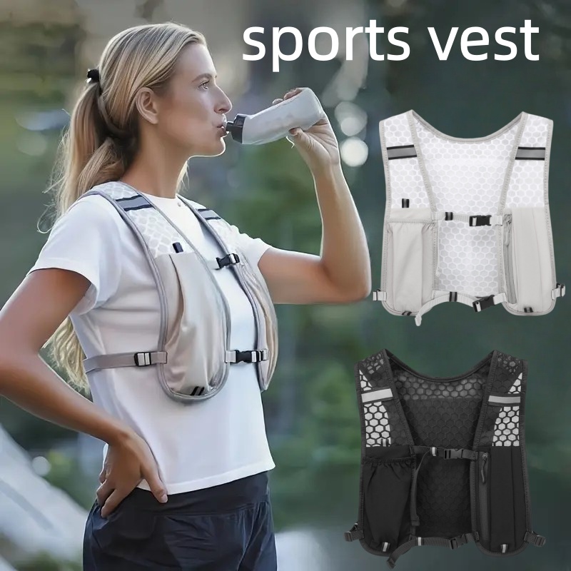 Hydration Vest - Gilet de course unisexe résistant à