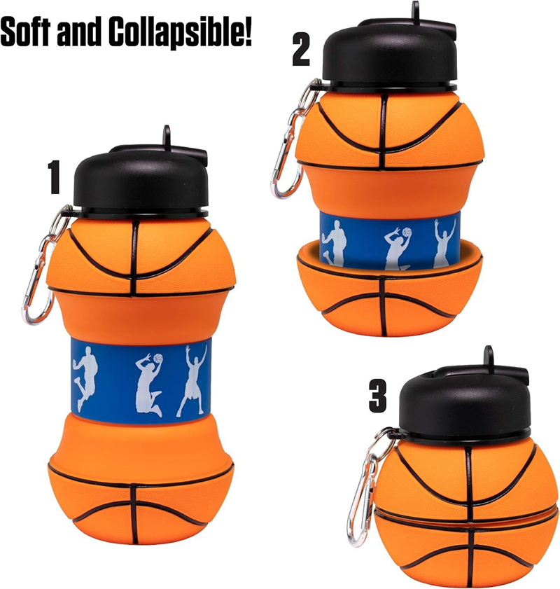 Running Gear Kids - Bouteille d'eau pliable, tasses de Camping,