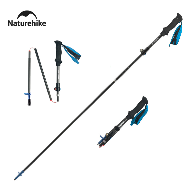 Trekking Pole Carbon - Natureifa-Canne de marche de camping ultralégère