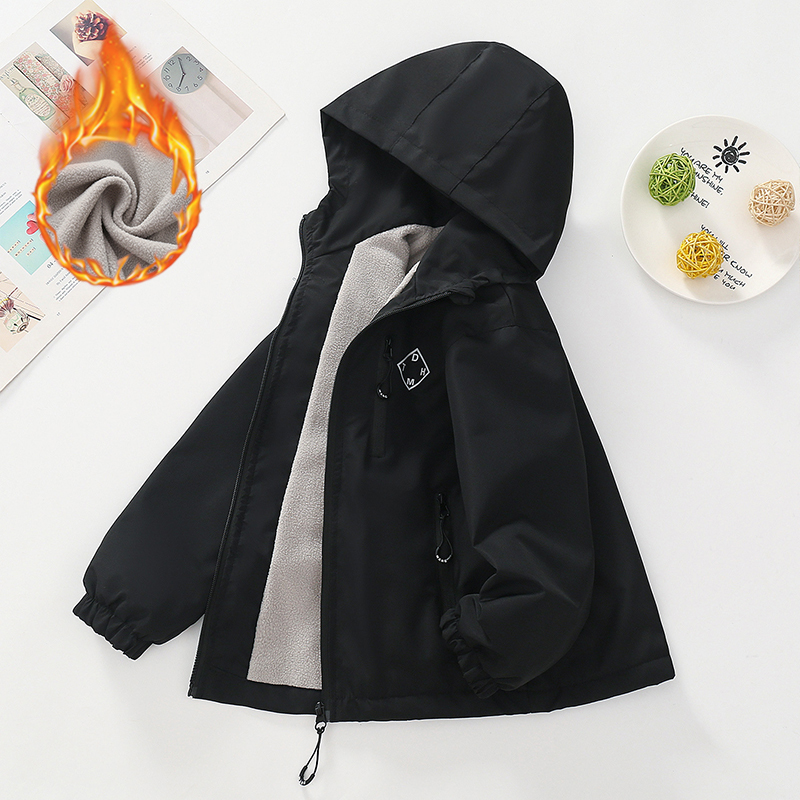 Running Gear Kids - Veste d'automne-hiver pour garçons, épaisse, en