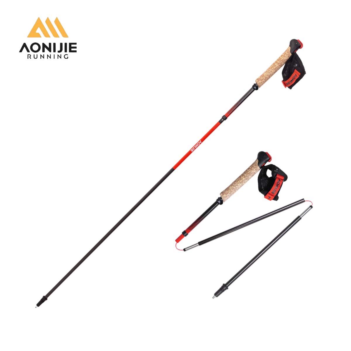 2 bâtons de randonnée pliables - Trekking Pole Carbon avis et prix