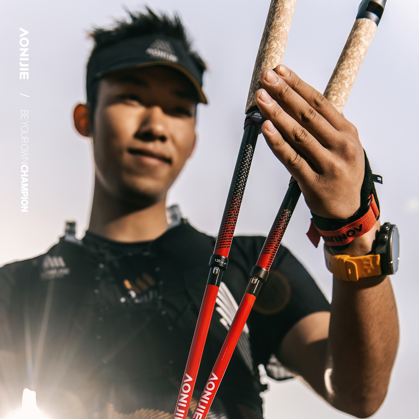 2 bâtons de randonnée pliables - Trekking Pole Carbon avis et prix