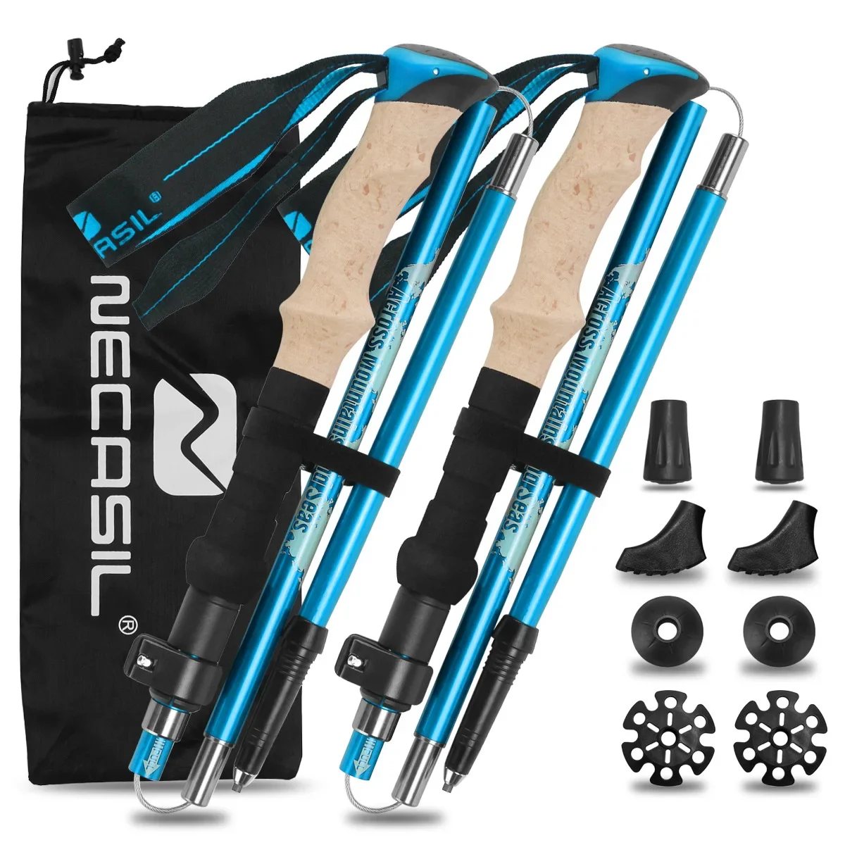 Lot de 2 bâtons de trekking pl - Trekking Pole Carbon avis et prix
