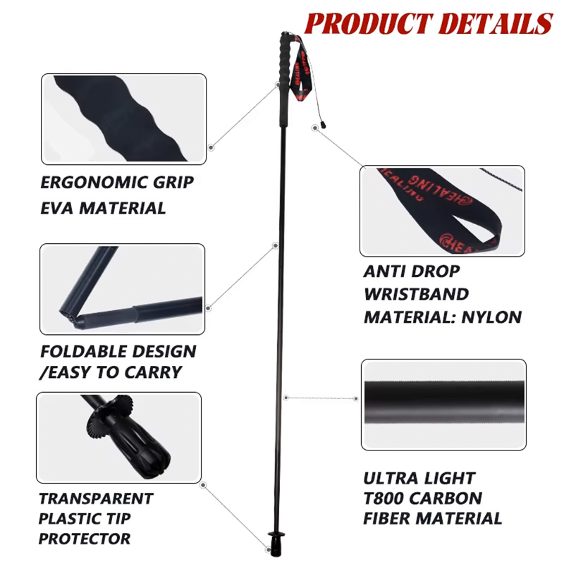 OKHEALING Bâtons de randonnée  - Trekking Pole Carbon avis et prix