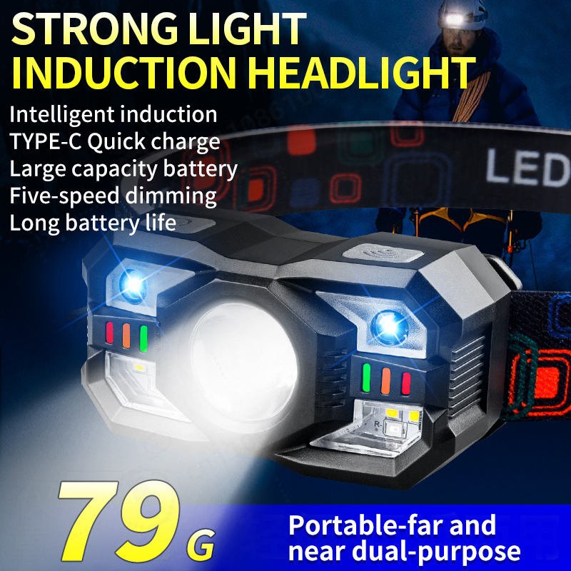 Lampe frontale à induction LED - Running Headlamp avis et prix