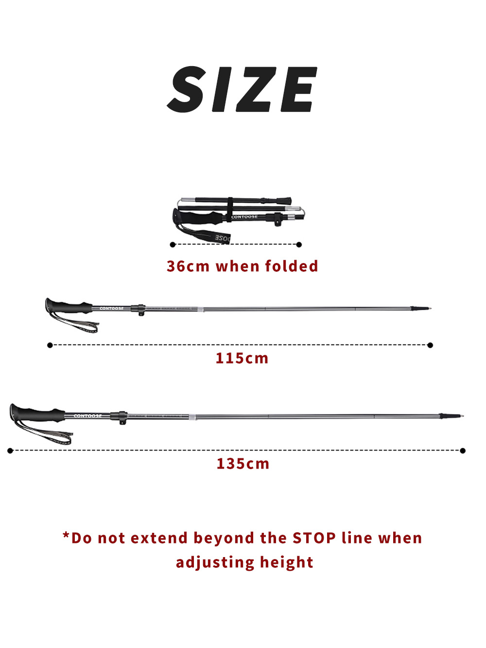 Bâton de randonnée pliable en  - Trekking Pole Carbon avis et prix