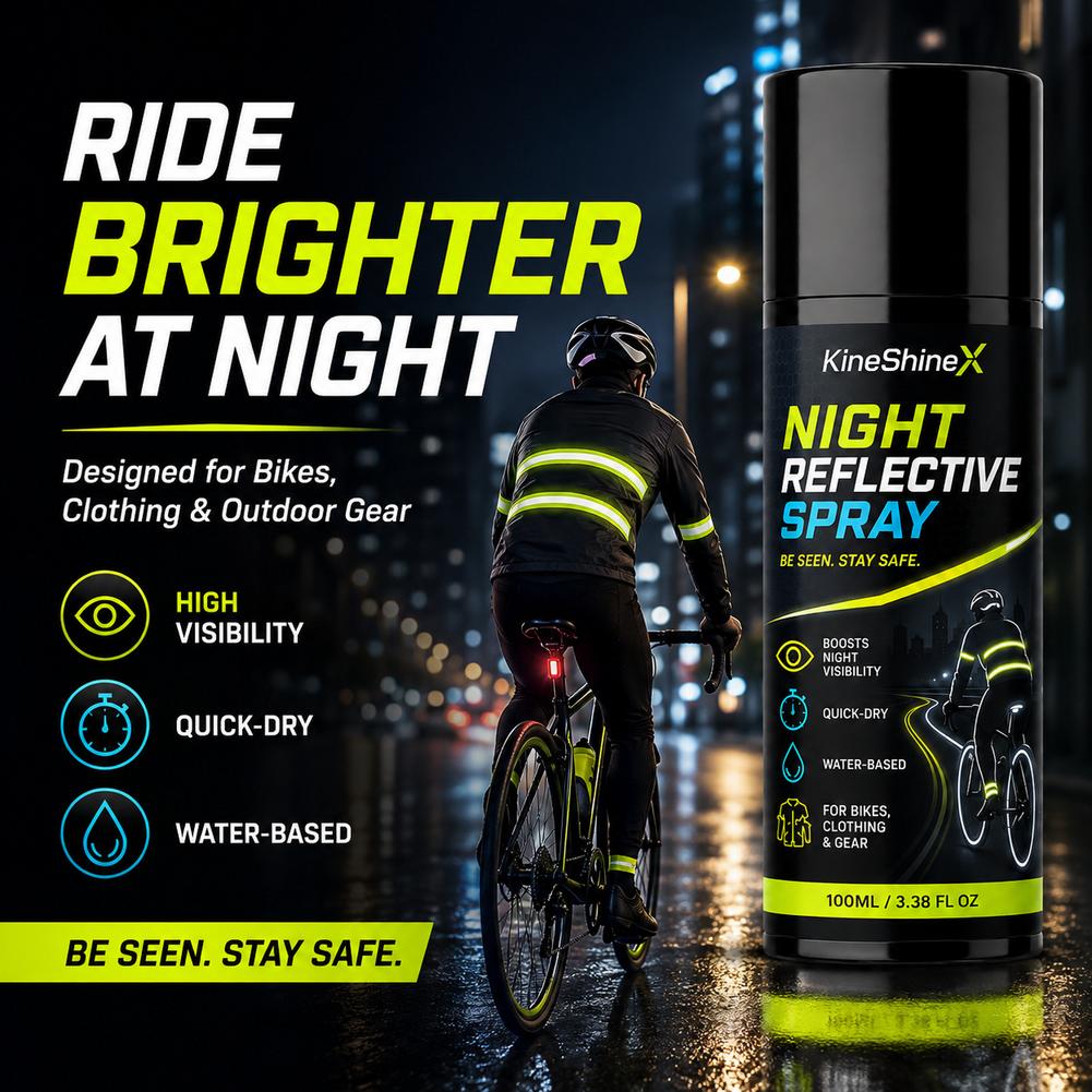 Spray réfléchissant de nuit 10 - Running Visibility Gear avis et prix
