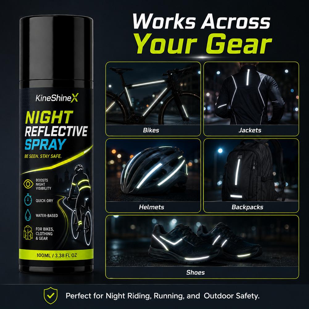 Spray réfléchissant de nuit 10 - Running Visibility Gear avis et prix