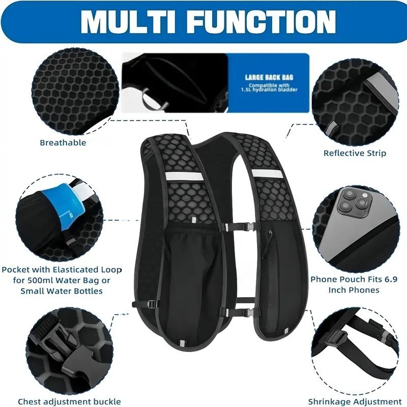 1 à 4 pièces, gilet de randonn - Hydration Vest avis et prix
